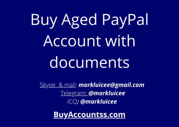 Buy Aged PayPal account
