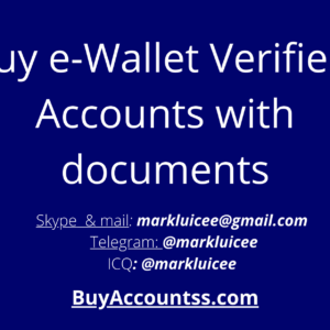 e-Wallet Verified accounts