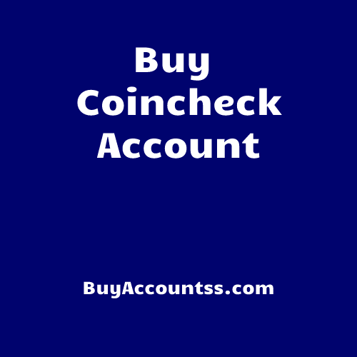 Buy Coincheck Account
